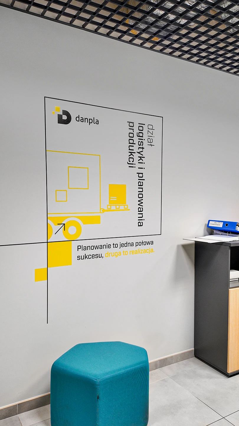 druk ścienny, aranżacja biura Radomsko