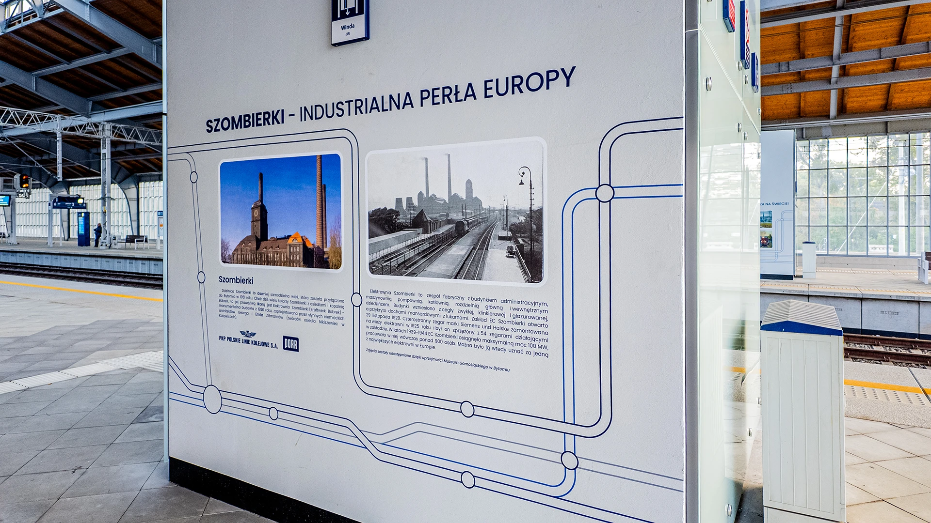 Druk na ścianie PKP Bytom