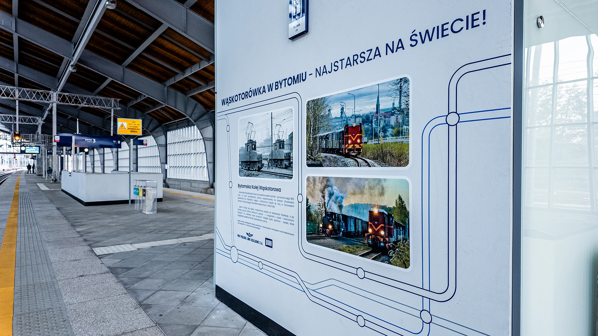 Druk ścienny PKP Bytom