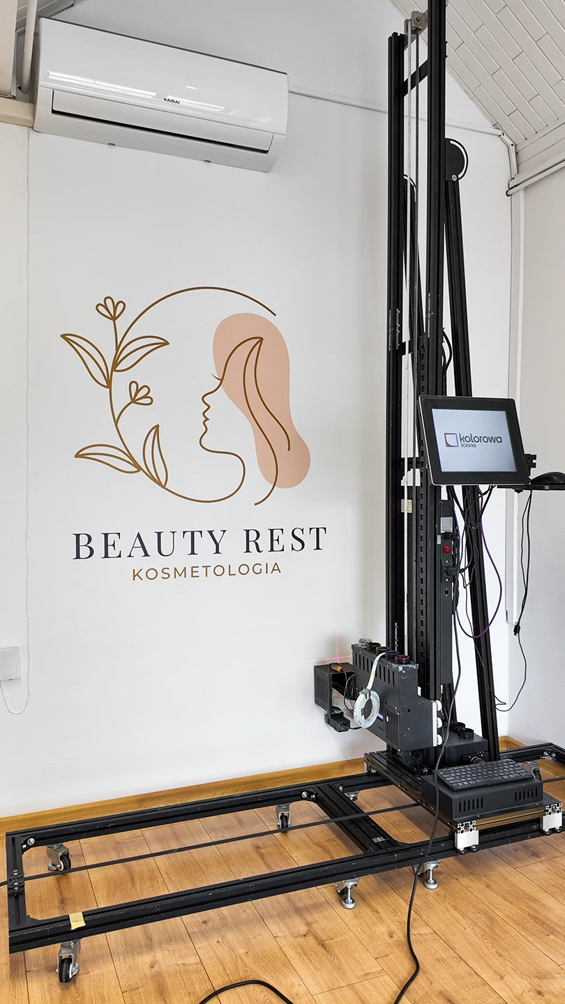 Druk ścienny Częstochowa – realizacja Beauty Rest