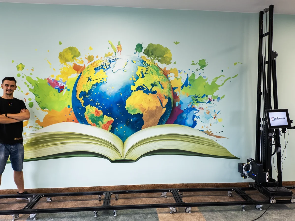 Druk ścienny Grabów nad Prosną – realizacja Szkoła im. UNICEF – Grabów nad Prosną – 3