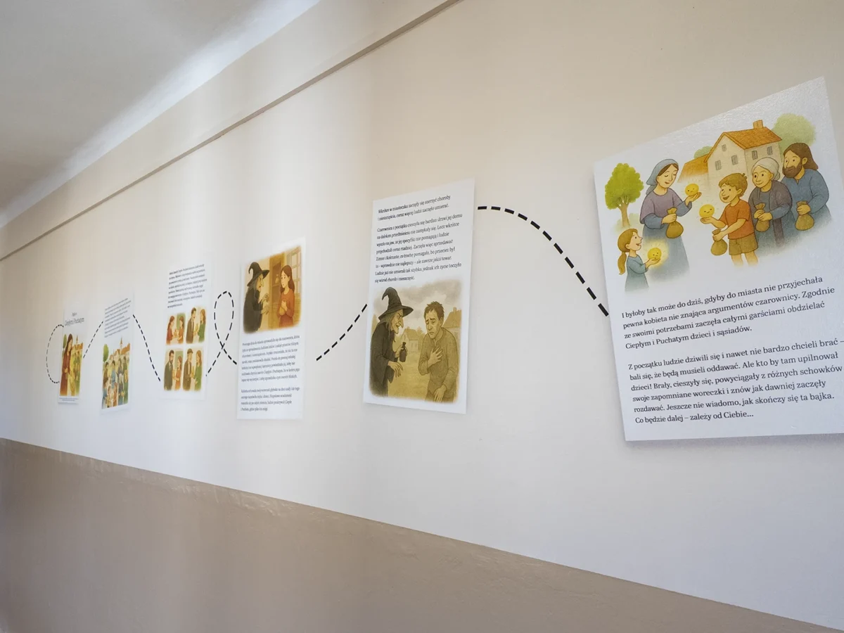 Druk ścienny Pabianice – realizacja Szkoła w Pabianicach – 2