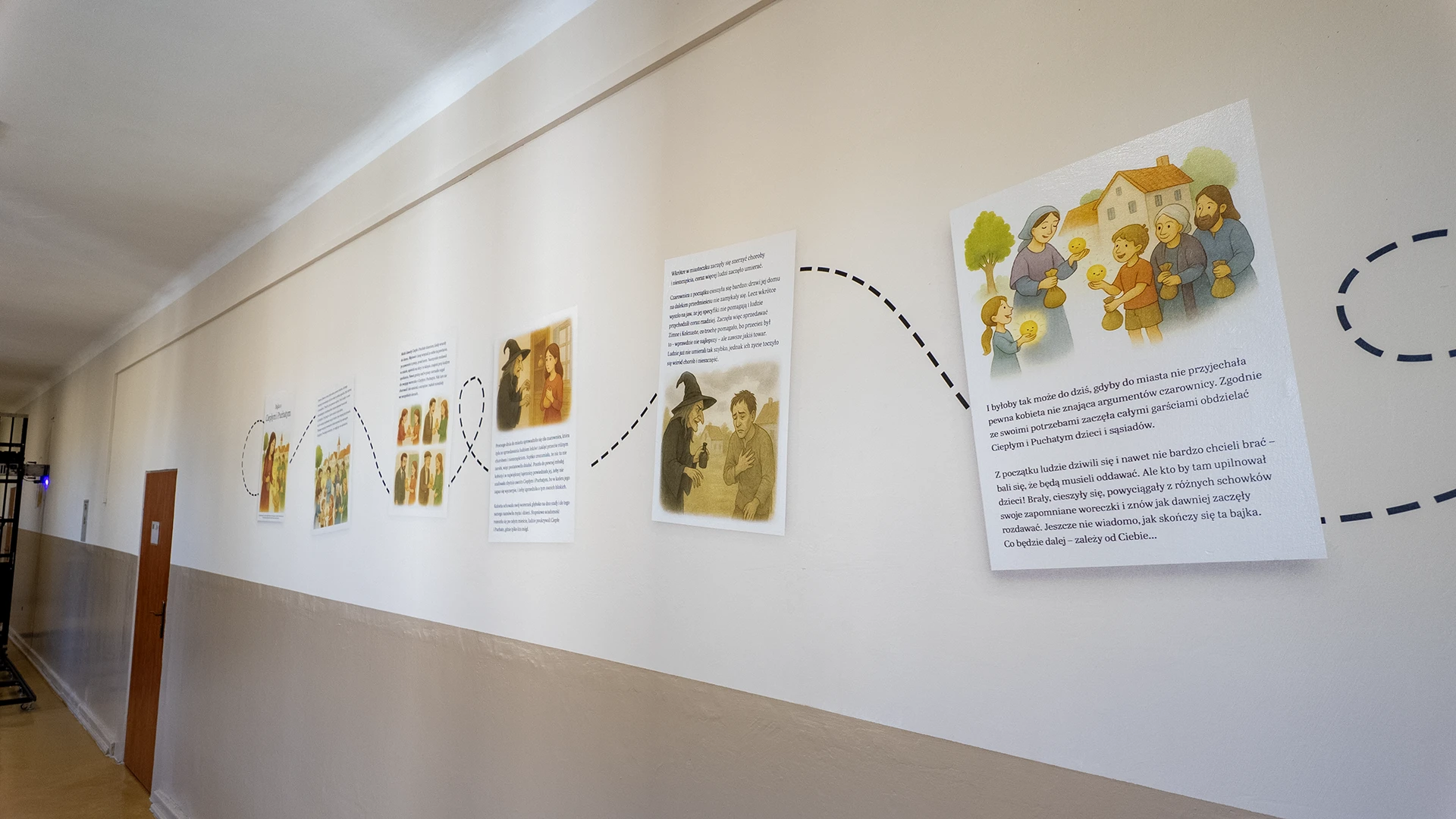 Druk ścienny Pabianice – realizacja Szkoła w Pabianicach – 2