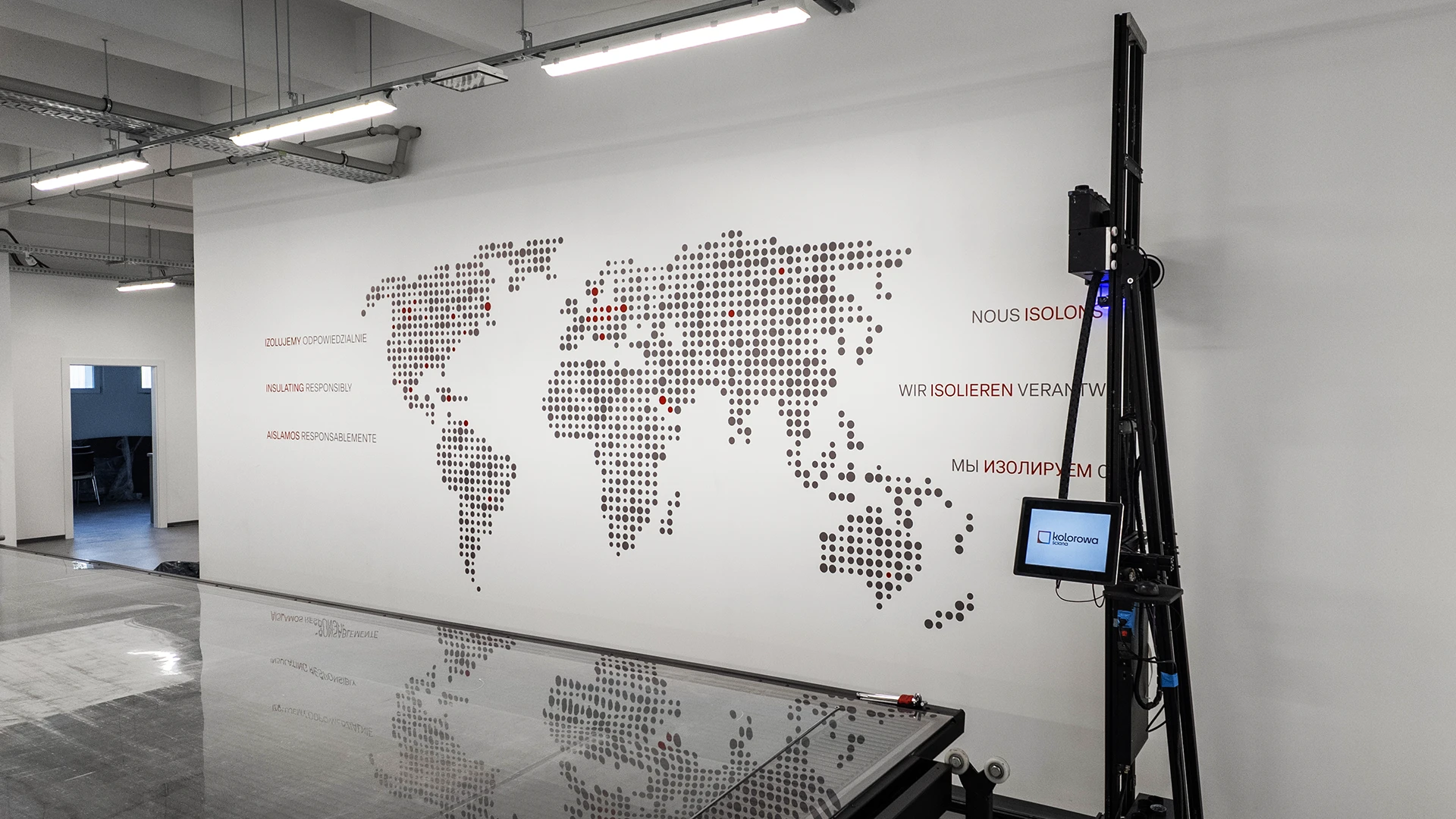 Druk ścienny Łódź – realizacja SUM Łódź