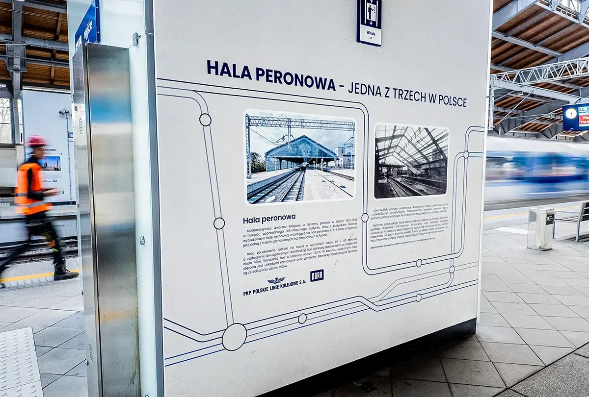 Druk ścienny Bytom – realizacja PKP S.A. Bytom – 1