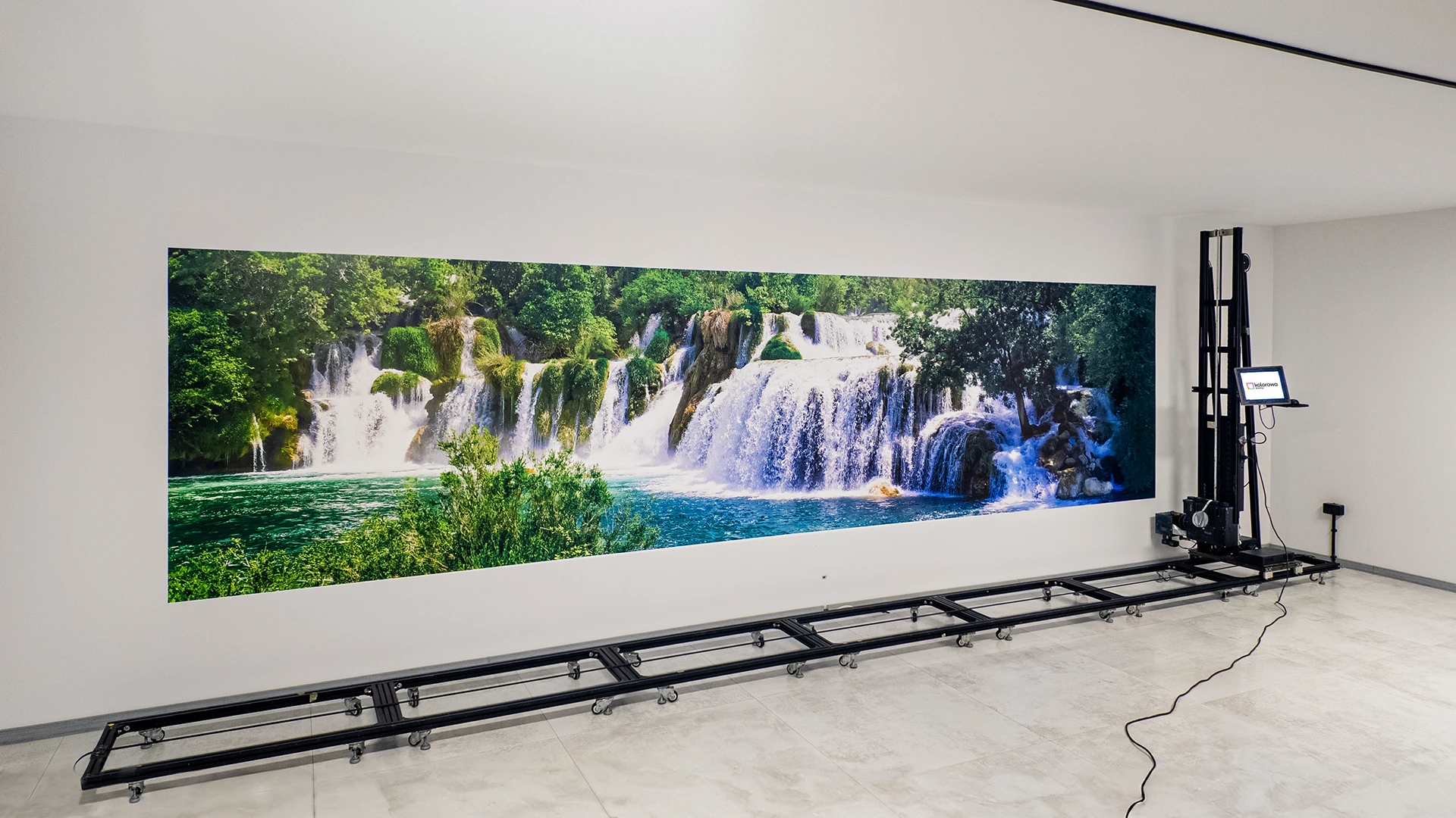 Druk ścienny Kórnik – realizacja Mieszkanie prywatne pod Poznaniem