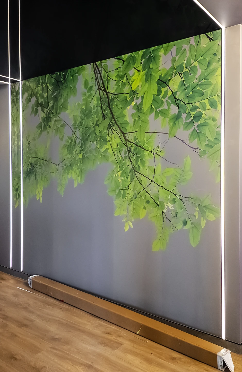 Druk ścienny Szklarska Poręba  – realizacja Rezydencja Aqua