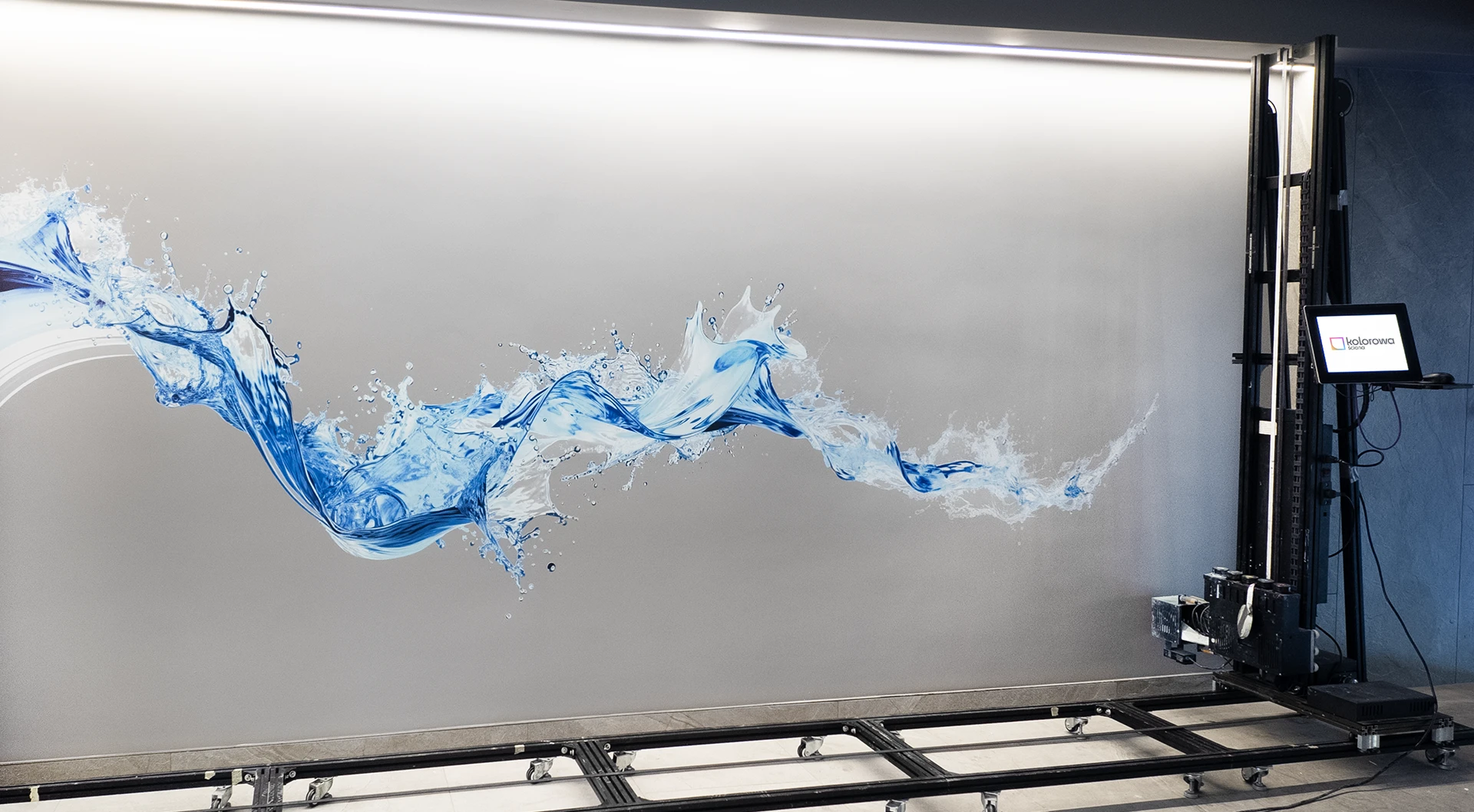 Druk ścienny Szklarska Poręba – realizacja Rezydencja Aqua