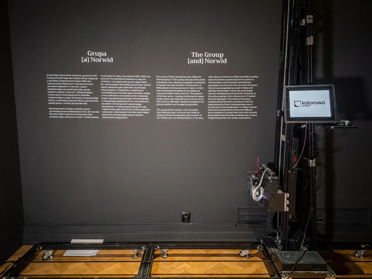 Druk ścienny Kraków – realizacja Młodopolska Grupa Pięciu – 5