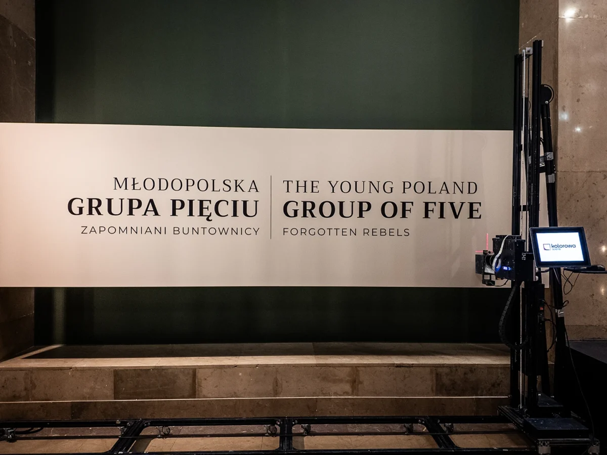 Druk ścienny Kraków – realizacja Młodopolska Grupa Pięciu – 1