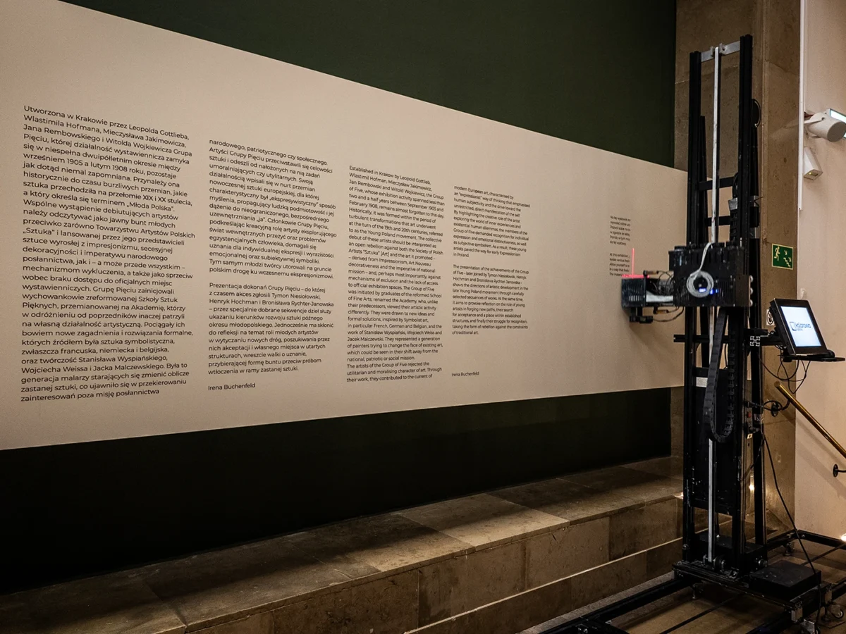 Druk ścienny Kraków – realizacja Młodopolska Grupa Pięciu – 8