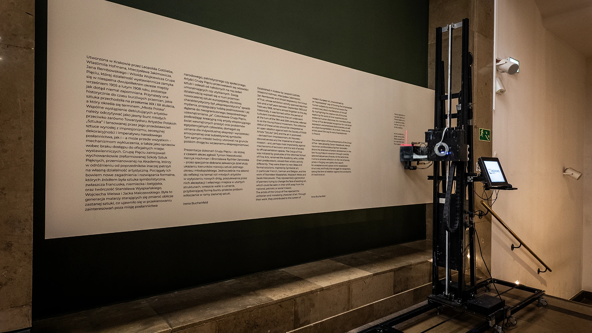 Druk ścienny Kraków – realizacja Młodopolska Grupa Pięciu – 8