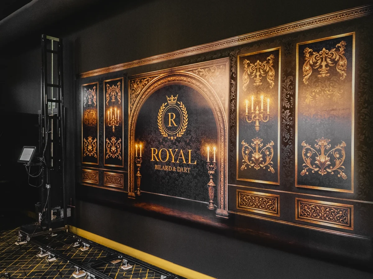 Druk ścienny Bytom – realizacja Royal Pub
