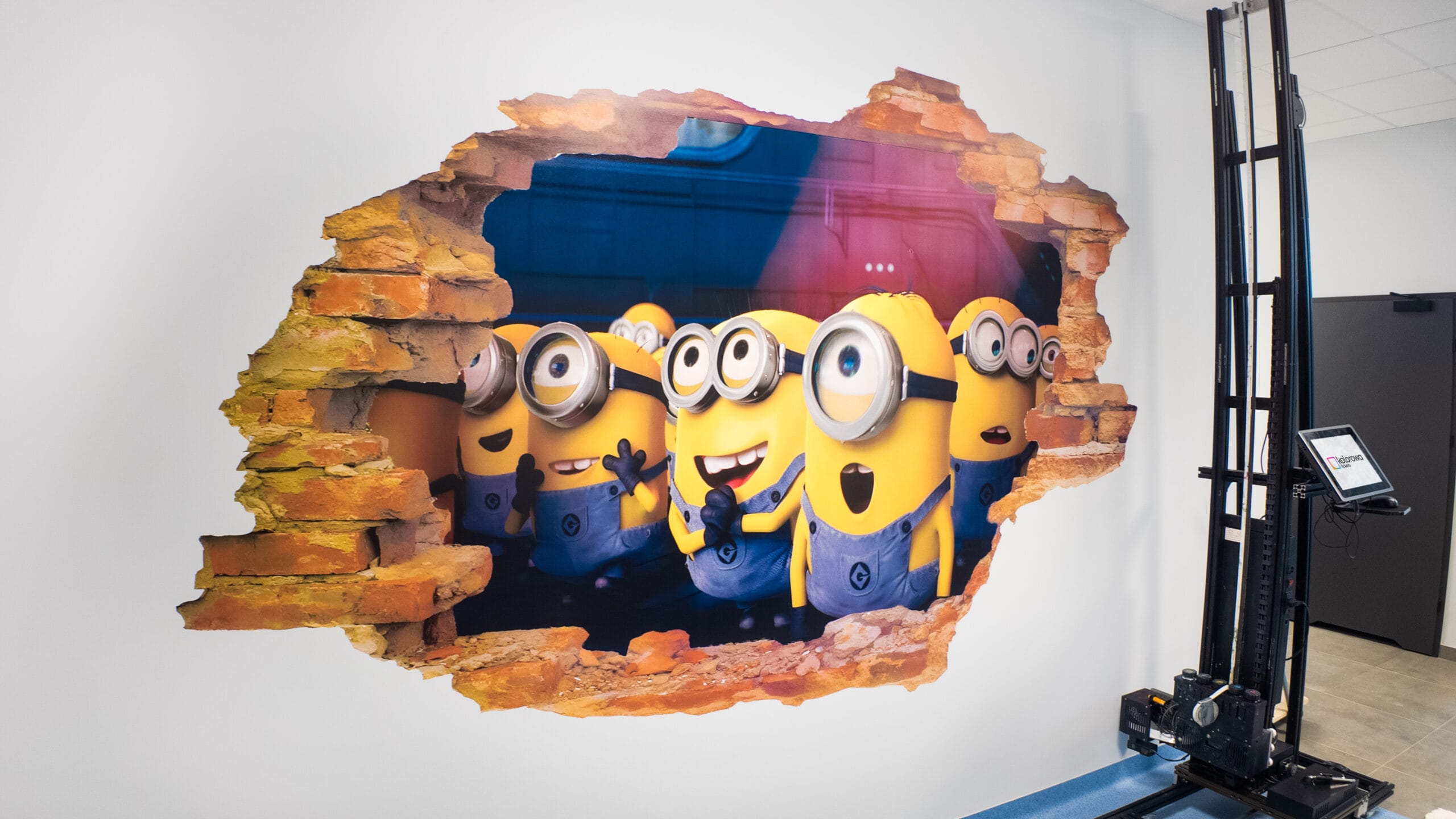 Druk ścienny Rybno – realizacja Szkoła Rybna 1