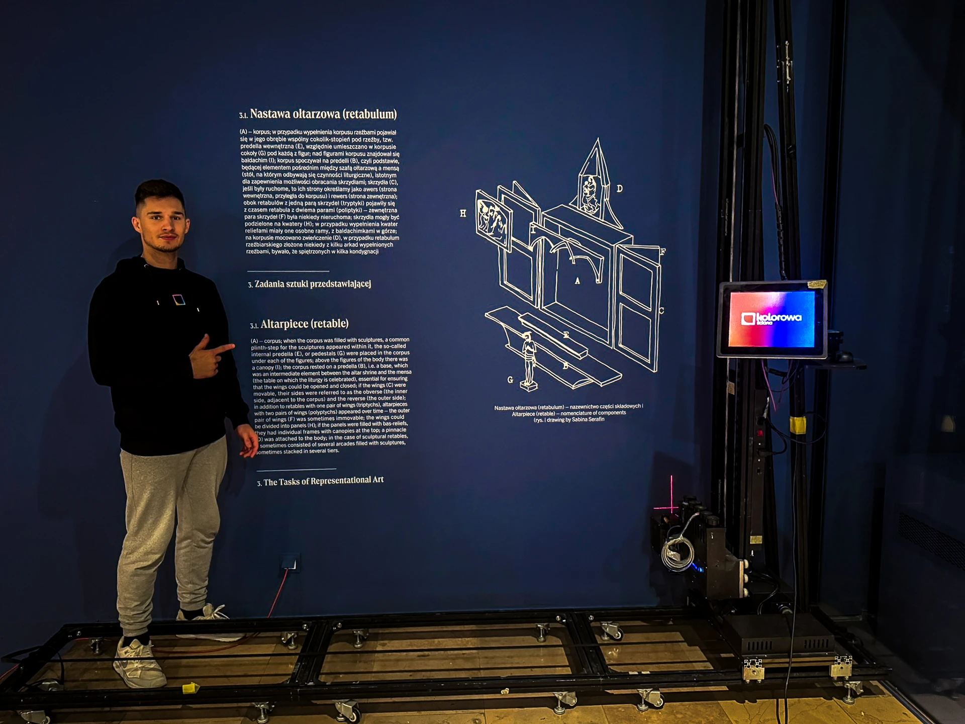 Druk ścienny Kraków – realizacja Gotyk w Karpatach – 2