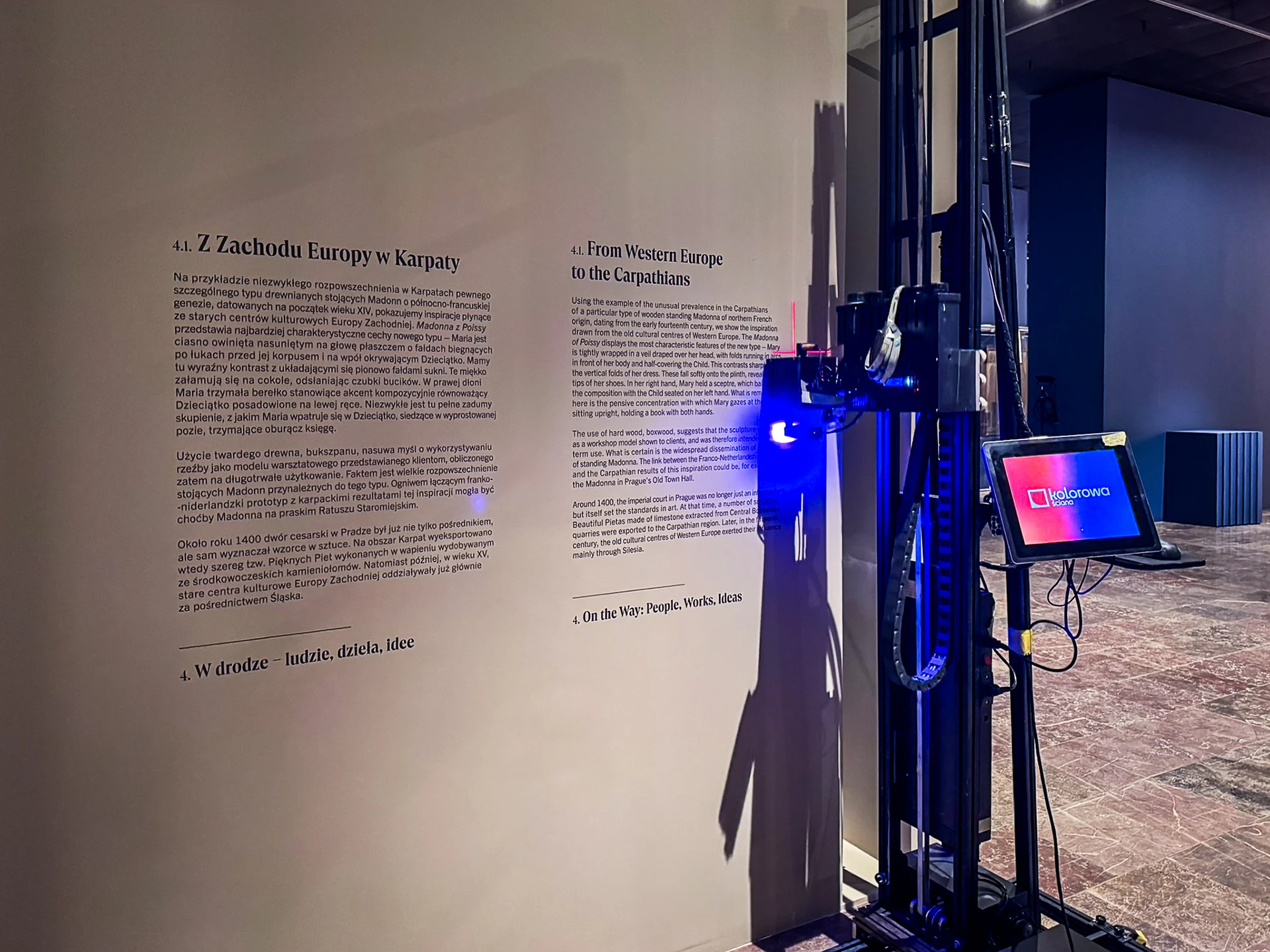 Druk ścienny Kraków – realizacja Gotyk w Karpatach – 4