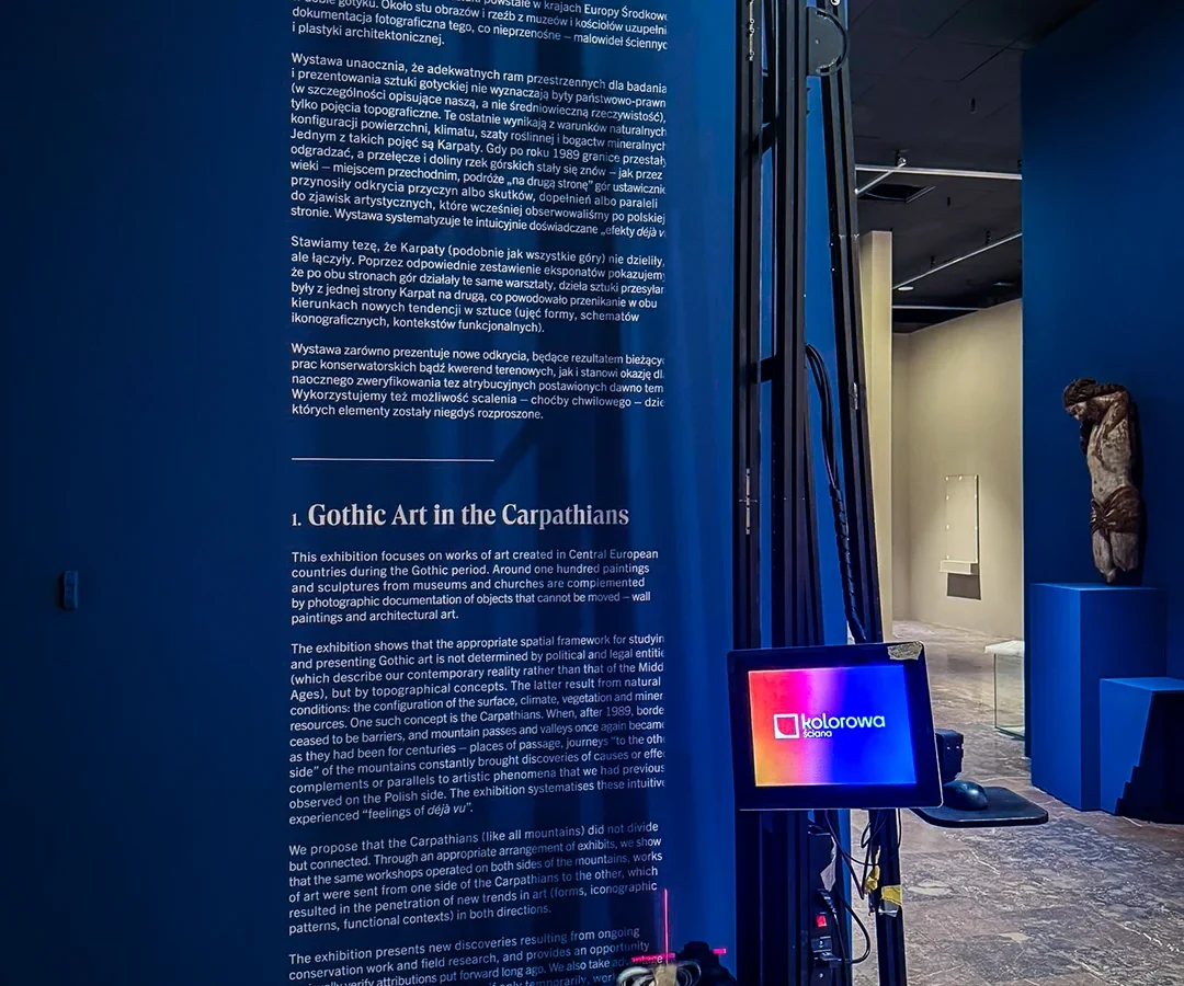 Druk ścienny Kraków – realizacja Gotyk w Karpatach – 3