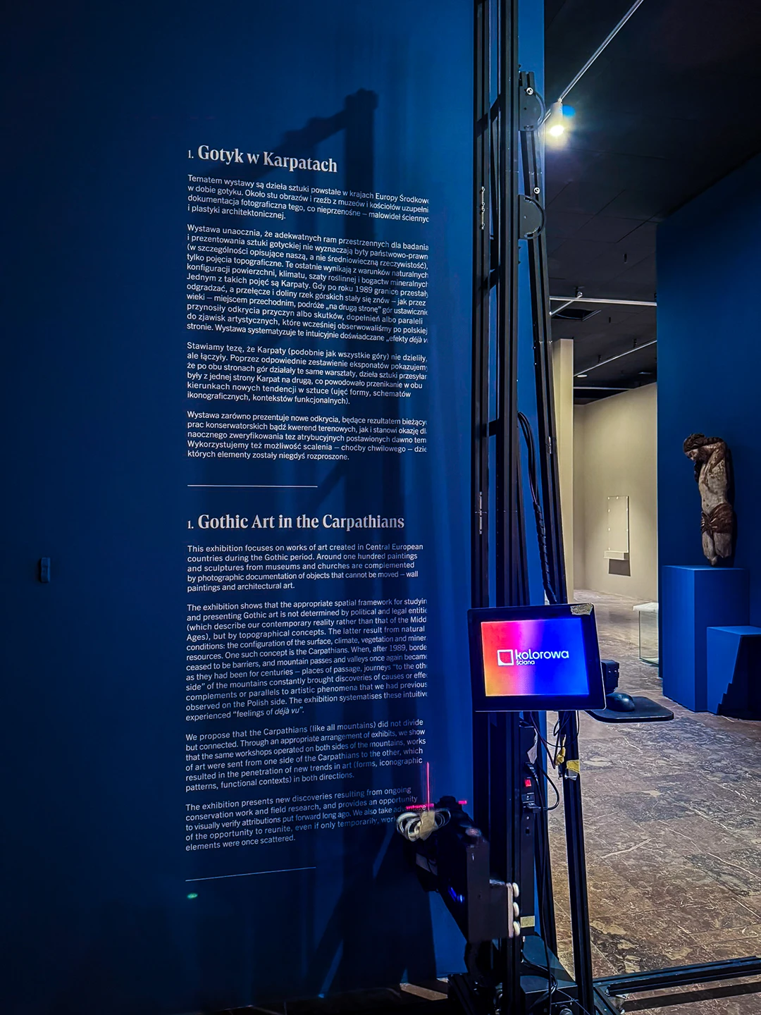 Druk ścienny Kraków – realizacja Gotyk w Karpatach – 3