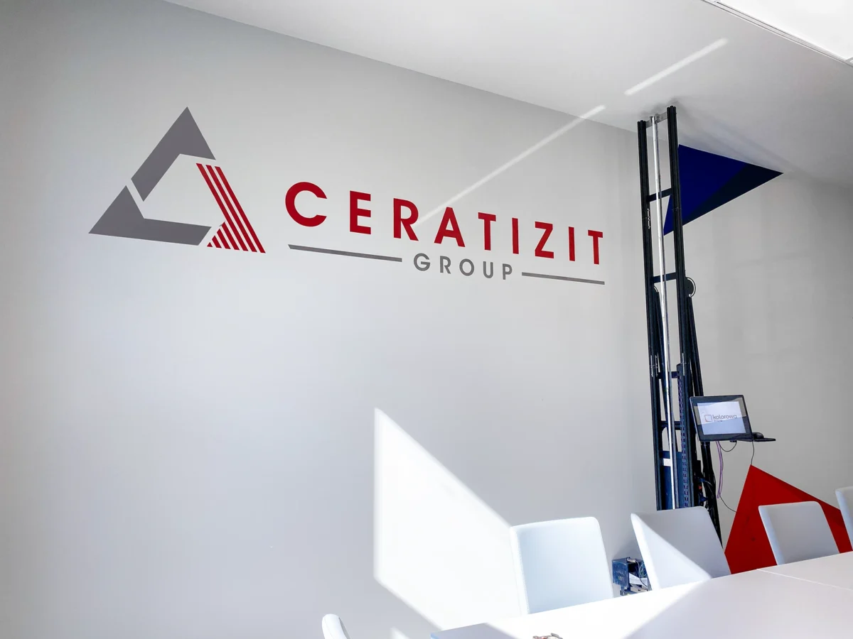 Druk ścienny Kędzierzyn-Koźle – realizacja Ceratizit