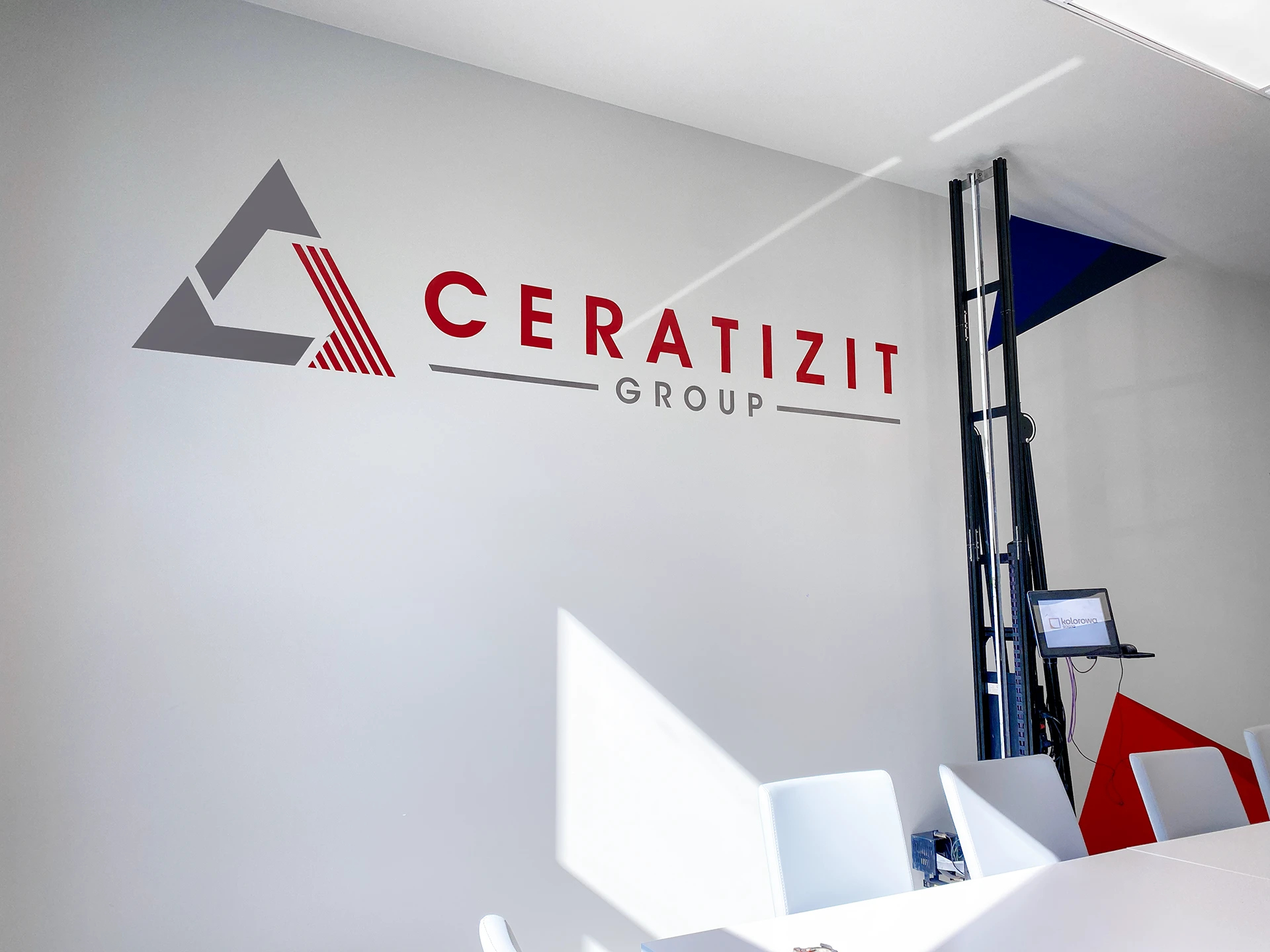 Druk ścienny Kędzierzyn-Koźle – realizacja Ceratizit