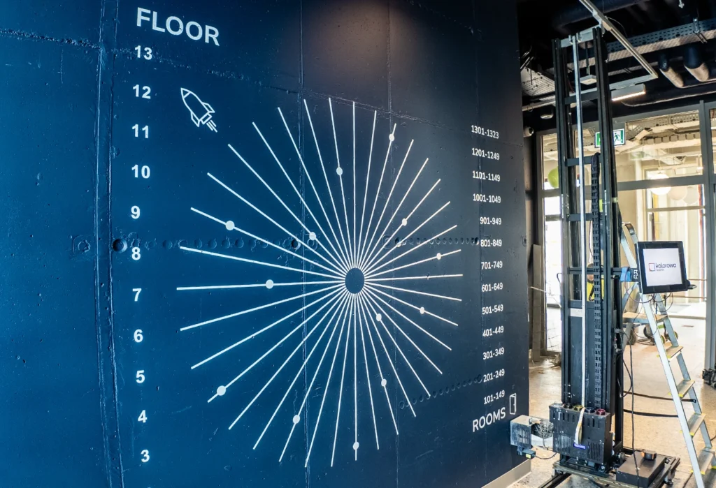 Druk Ścienny Kolorowa Ściana