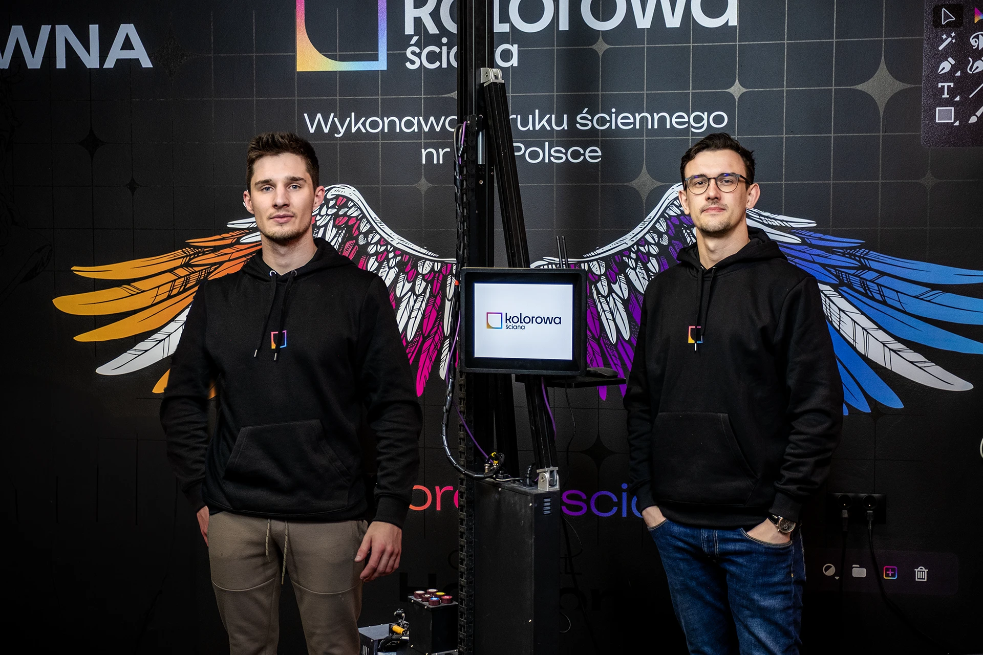 Kolorowa Ściana - druk ścienny